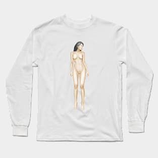 A Standing Girl - NSFW Long Sleeve T-Shirt